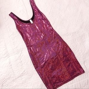 American Apparel holographic dress